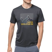 Jack Wolfskin Peak Graphic Men's T-Shirt, Phantom