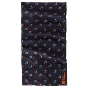 Jack Wolfskin Print Headgear Kids Scarf, Night Blue All Over