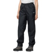 Jack Wolfskin Rainy Day Unisex Rain Pants, Black