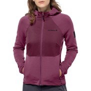 Jack Wolfskin Tasman Hybrid Fz Women's Fleece Jacket, Violet Quartz