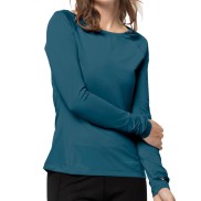 Jack Wolfskin Tasman LS Women's Activewear Top, Blue Coral