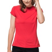 Jack Wolfskin Tasman SS Women's T-Shirt, Red