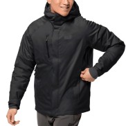 Jack Wolfskin Troposphere Men's Jacket Winter Hardshell, Black