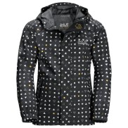 Jack Wolfskin Tucan Dotted Jacket Kids, Black
