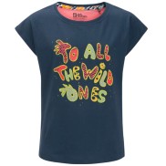 Jack Wolfskin Villi Girls T-shirt, Dark Sea