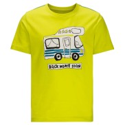 Jack Wolfskin Wolf & Van Boy's T-Shirt, Green Banana