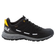 Jack Wolfskin Woodland 2 Men's Texapore Low, Black/Burly Yellow 