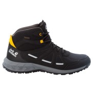 Jack Wolfskin Woodland 2 Men's Texapore Mid, Black/Yellow