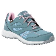 Jack Wolfskin Woodland Texapore Low Kids WP, Grey/Pink
