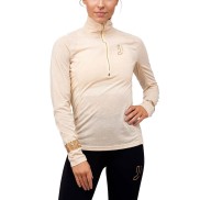 Johaug Aerial Woolmix Women's Half Zip, Skiss
