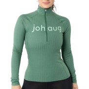Johaug Rib Tech Women's Half Zip, Green