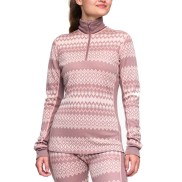 Kari Traa Agnes 2.0 Half Zip Baselayer Shirt, Taupe