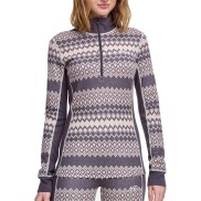 Kari Traa Agnes Women's Half-Zip Base Layer Top, Dove