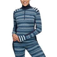 Kari Traa Akle Half-Zip Merino Baselayer, Ocean
