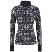 Kari Traa Else Women's Half Zip Merino Baselayer, Black