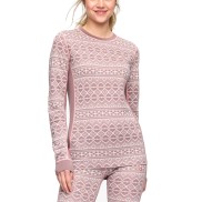 Kari Traa Hjerte Merino Baselayer Shirt, taupe