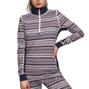 Kari Traa Lune Half-Zip Women's Baselayer, Lilac