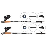KV+ Adula Carbon Clip Telescopic Poles 100-135 cm