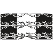 KV+ Bandana Deer Warm, Black/White
