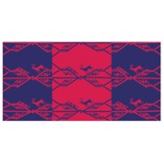 KV+ Bandana Deer Warm, Blue/Red