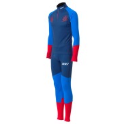 KV+ Lahti Two Pieces Suit Kids Unisex, Blue/Red