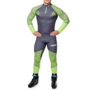 KV+ Lahti Two Pieces Suit Unisex, Grey/Lime