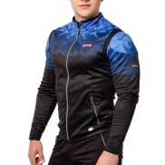 KV+ Tornado Men's XC Ski Jacket, Black/Blue