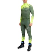 KV+ Tornado 2 Piece Unisex Suit, Olive Green/Lime