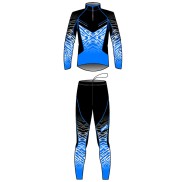 KV+ Tornado Two Pieces Suit Unisex, Black/Blue