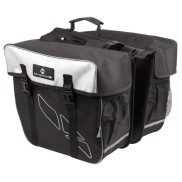 M-Wave Amsterdam Double Pannier Bag, Black/White