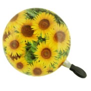 M-Wave Bike Bell Yellow Flowers