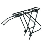 Majdller Adjustable Aluminum Rack 26"-28", Black Mat  