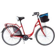 Majdller Cama 6.1 Women's 26'' City Bike, Red