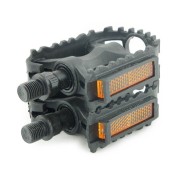 Majdller PD107 1/2 PVC Kids Pedals, Black