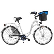 Majdller Simple 6.1 26" Women's City Bike, White