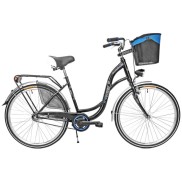 Majdller Simple 6.1 Women's 26" City Bike, Black Glitter