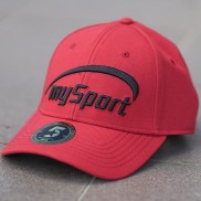 MySport Round Cap, crimson | Cepure ar liektu nagu