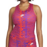 Nike Air Women's Printed Running Tank, Team Orange