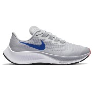 Nike Air Zoom GS Pegasus 37 Kids Running Shoes, Platinum/Grey