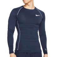 Nike DF Tight Fit LS Men's Shirt, obsidian