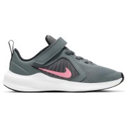 Nike Downshifter 10 PSV Kids Shoes, Grey/Pink/White