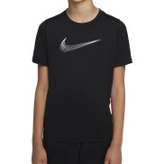 Nike Dri-Fit Boys Short-Sleeve Training Top, Black