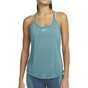Nike Dri-FIT One Elastika Women's Standard Fit Tank, Noise Aqua/White