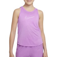 Nike Dri-FIT One Girls Training Tank, Rush Fuchsia/White