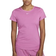 Nike Dri-FIT One Women's Slim-Fit Short-Sleeve Top, Pink