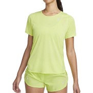 Nike Dri-FIT Race Women's SS Running Top, Light Lemon Twist