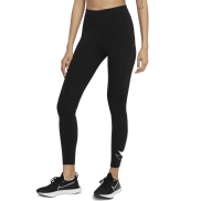 Nike Dri-FIT Swoosh Run Women's Mid-Rise 7/8 Leggings, Black