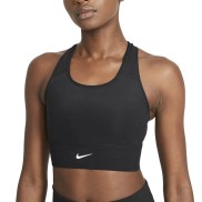 Nike Dri-FIT Swoosh Women's Medium-Suppor Bra, Black