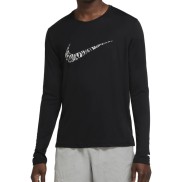 Nike Dri-Fit UV Miler Men's LS Shirt, black