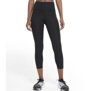 Nike Fast Women's Mid-Rise Crop Running Leggings, black